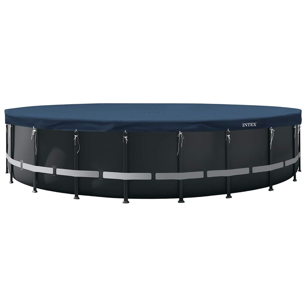 Couverture de piscine ø730 x 20 cm rond pvc, pet