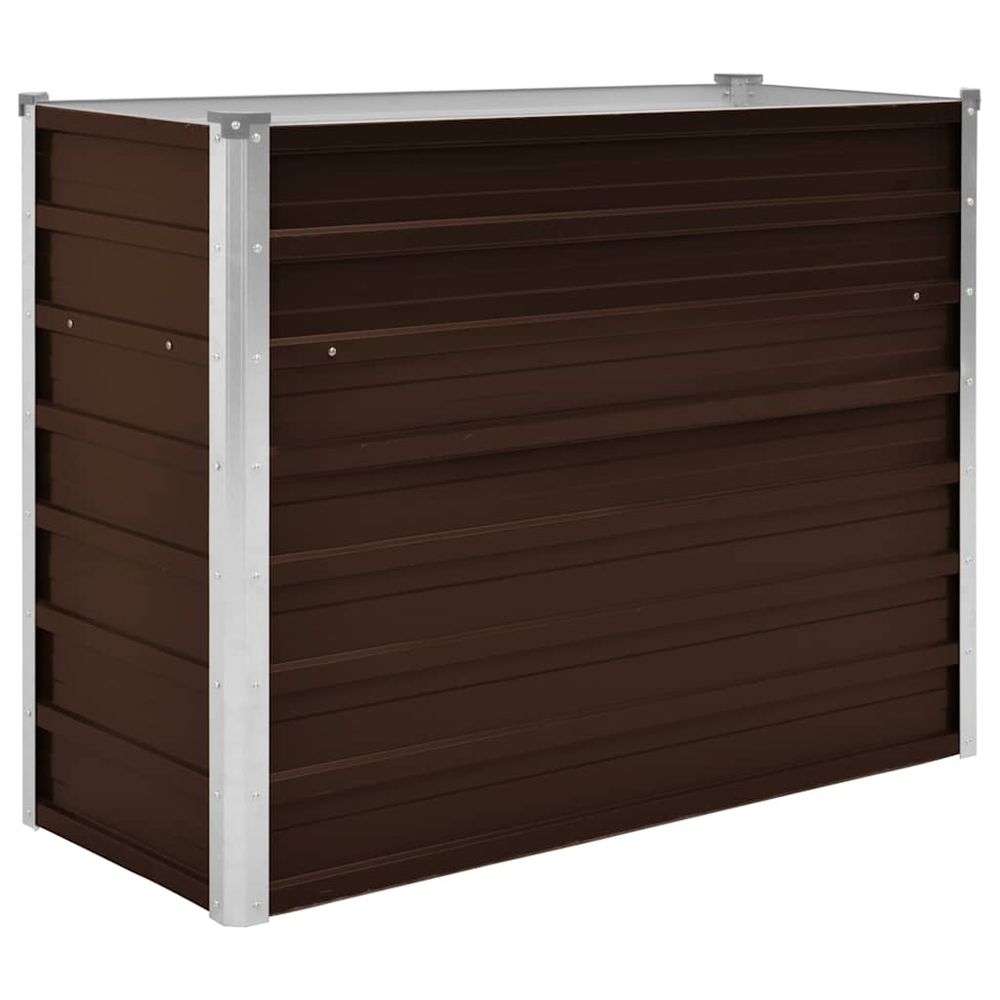 JARDINIERE MARRON 100 X 40 X 7-(862640)