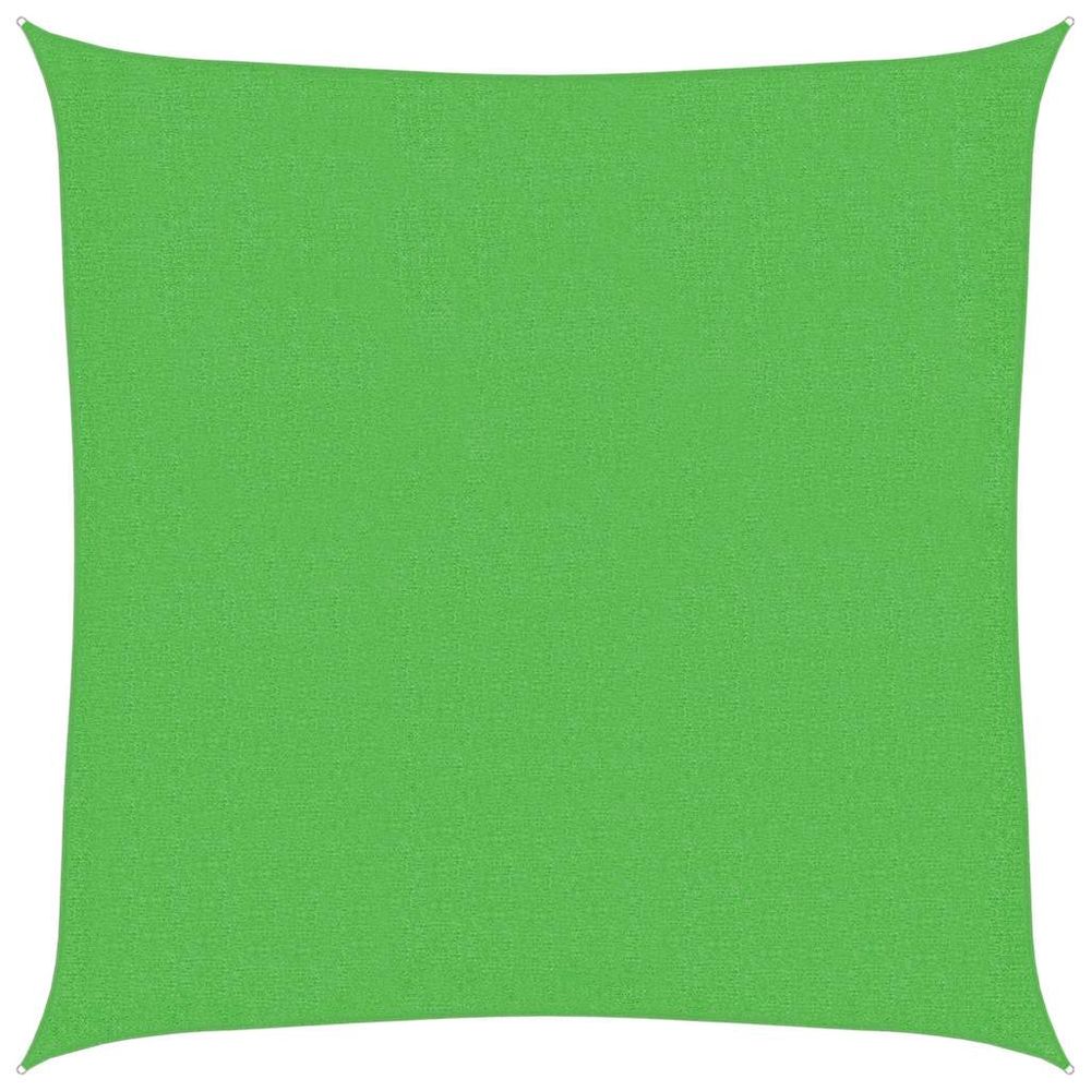 Voile d'ombrage 160 g/m² vert clair 2x2 m pehd