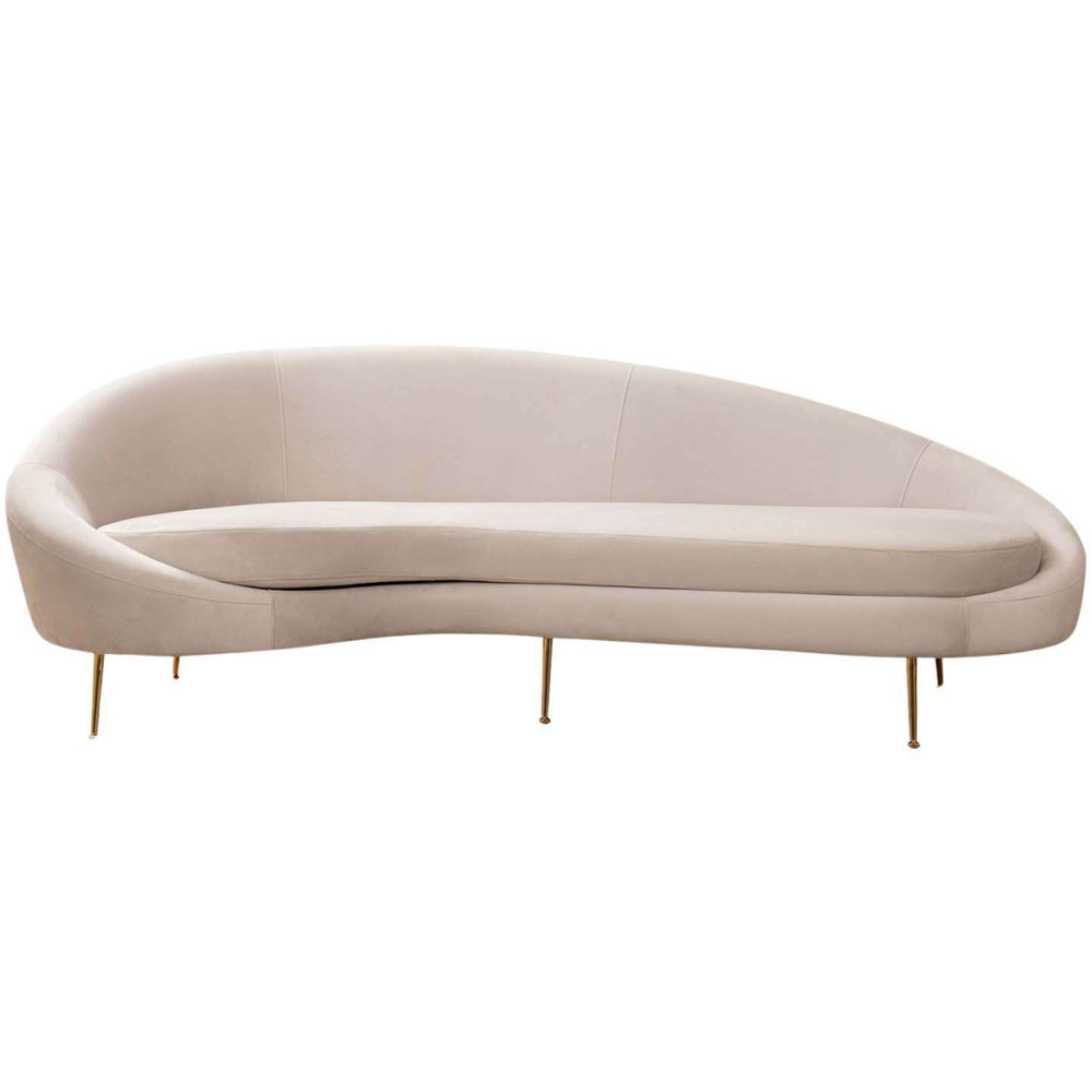 Canapé 3 places en tissu beige eses