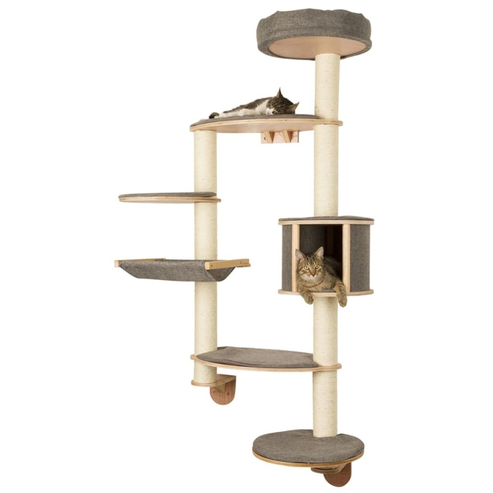 Arbre à chats mural dolomit xl tofana 185 cm gris 81541