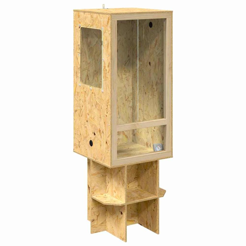Terrarium marron 50 x 50 x 150 cm osb