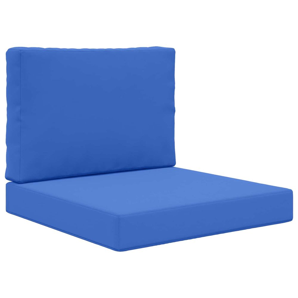 Coussin de canapé d'extérieur polyester bleu royal 60 x 60 cm