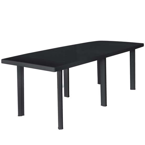 TABLE DE JARDIN ANTHRACITE 210-(868585)