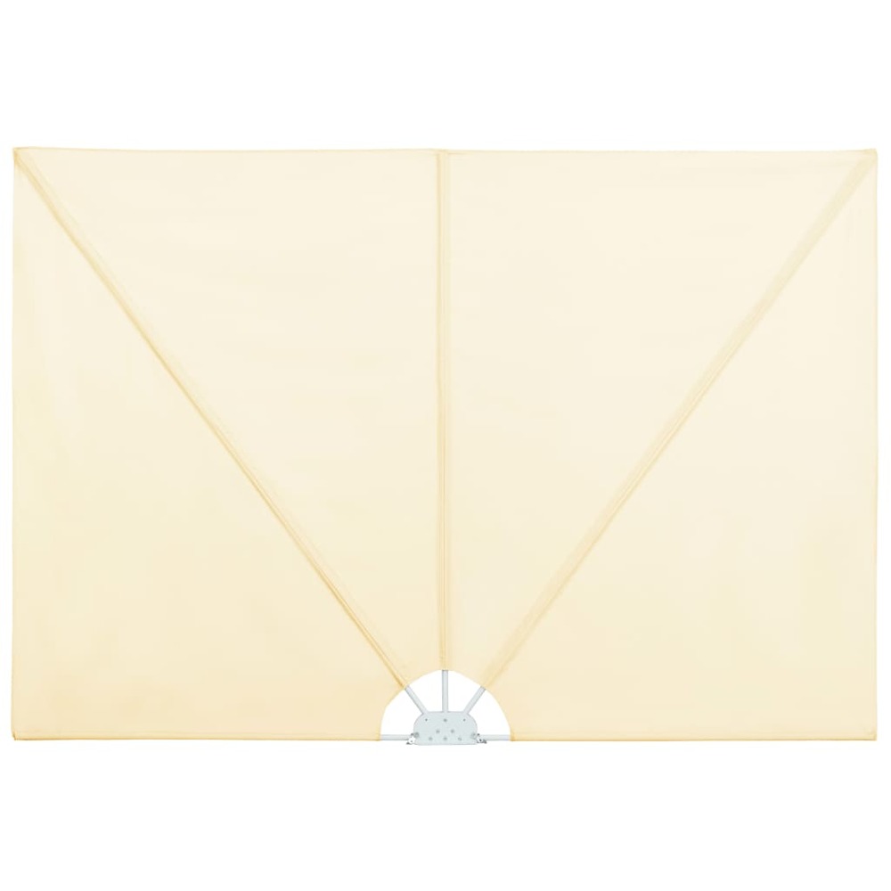 Auvent paravent store brise-vue latéral rétractable de patio jardin terrasse balcon protection visuelle écran 400 x 200 cm cr