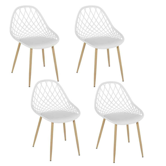Lot de 4 chaises design