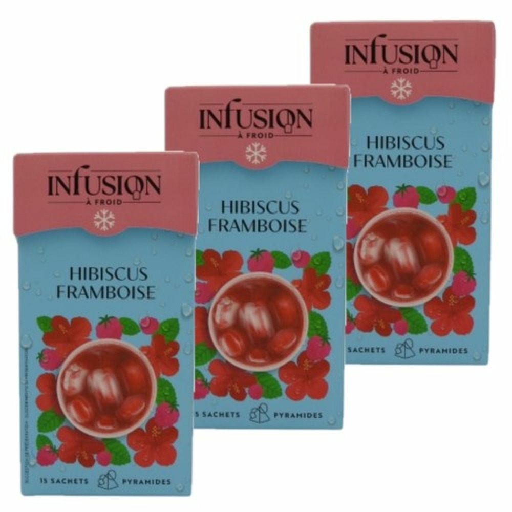Infusion à froid hibiscus framboise - agidra