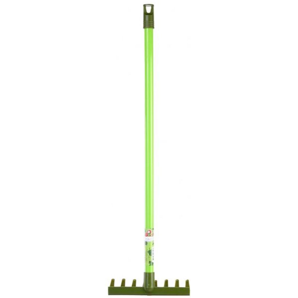 Outil de jardin en plastique pour enfant 70 cm râteau classique