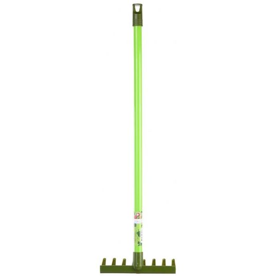 Outil de jardin en plastique pour enfant 70 cm râteau classique