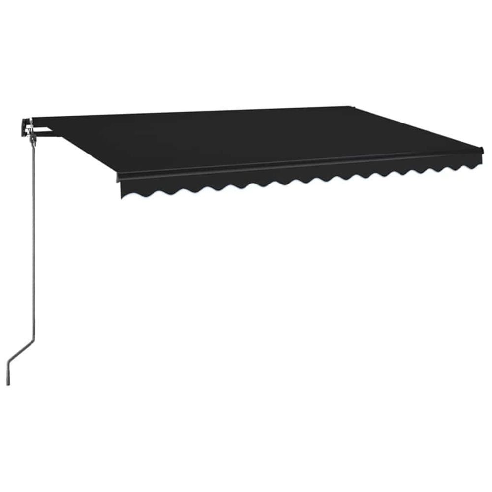 Auvent manuel rétractable 400x350 cm anthracite