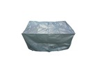 Housse de protection pour barbecue rectangulaire - argent - 125x70x70 cm