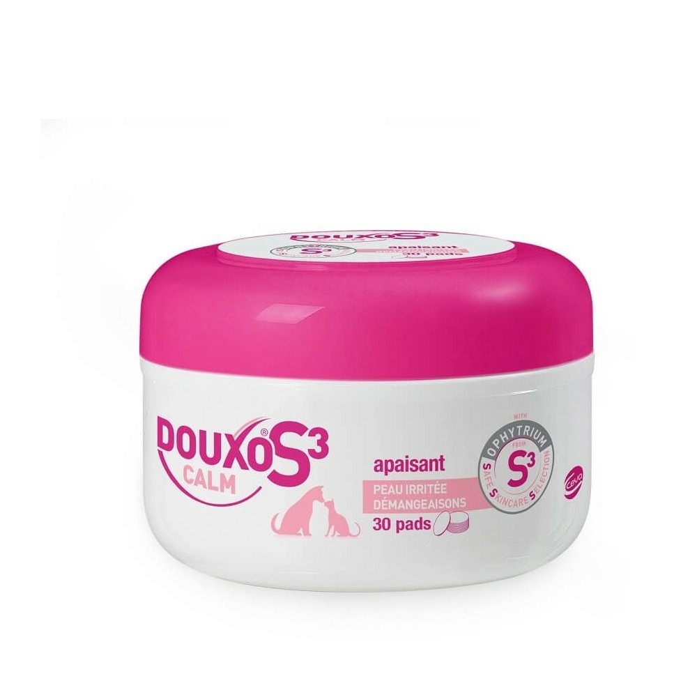 Douxo s3 calm pads lingettes 30