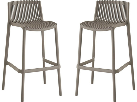 Lot de 2 chaises empilables