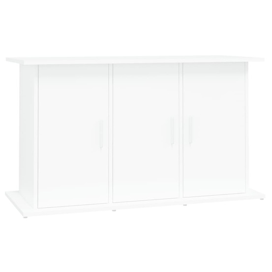 Support pour aquarium blanc 101x41x58 cm bois d'ingénierie