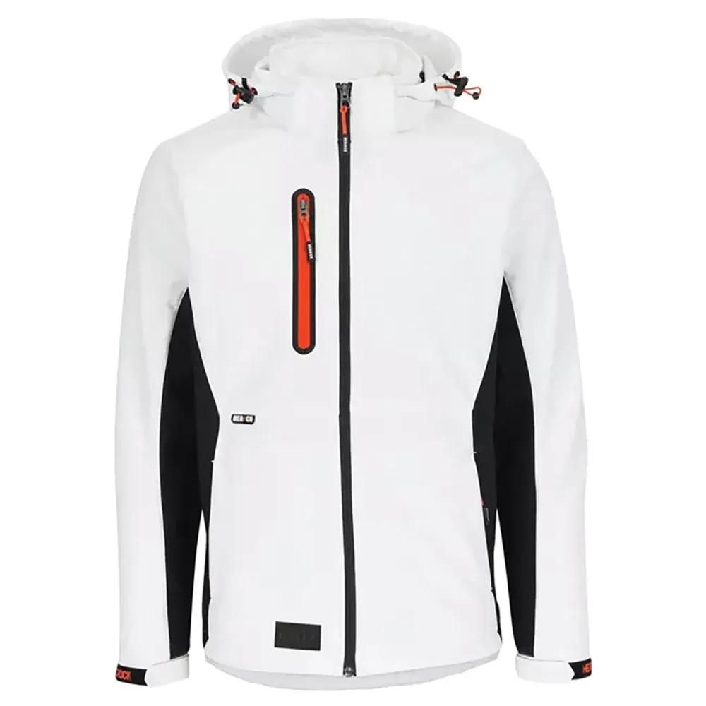 Veste softshell trystan herock® homme - noir & blanc