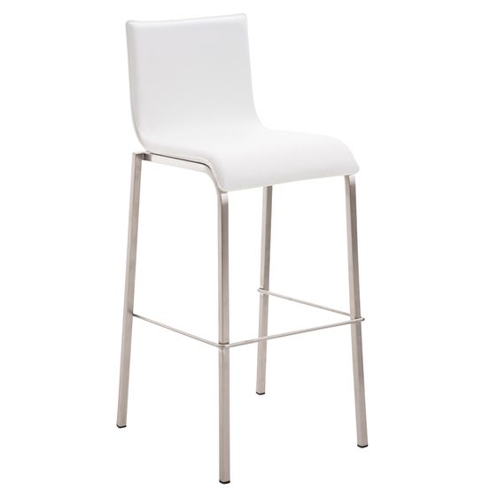 Tabouret de bar avola cuir plat e78