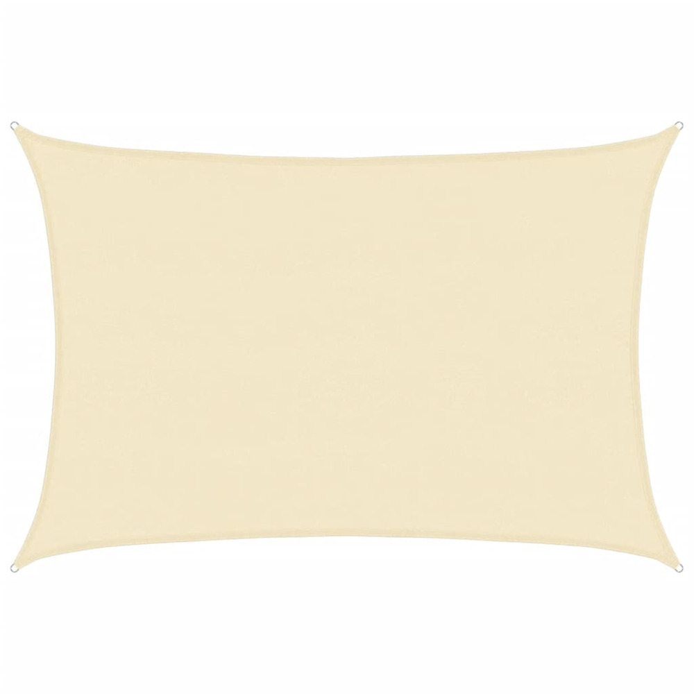 Voile d'ombrage 160 g/m² crème 5x6 m pehd