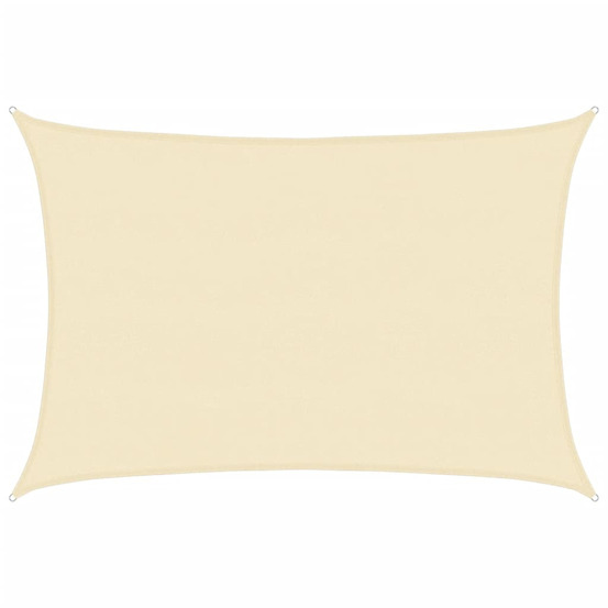 Voile d'ombrage 160 g/m² crème 5x6 m pehd