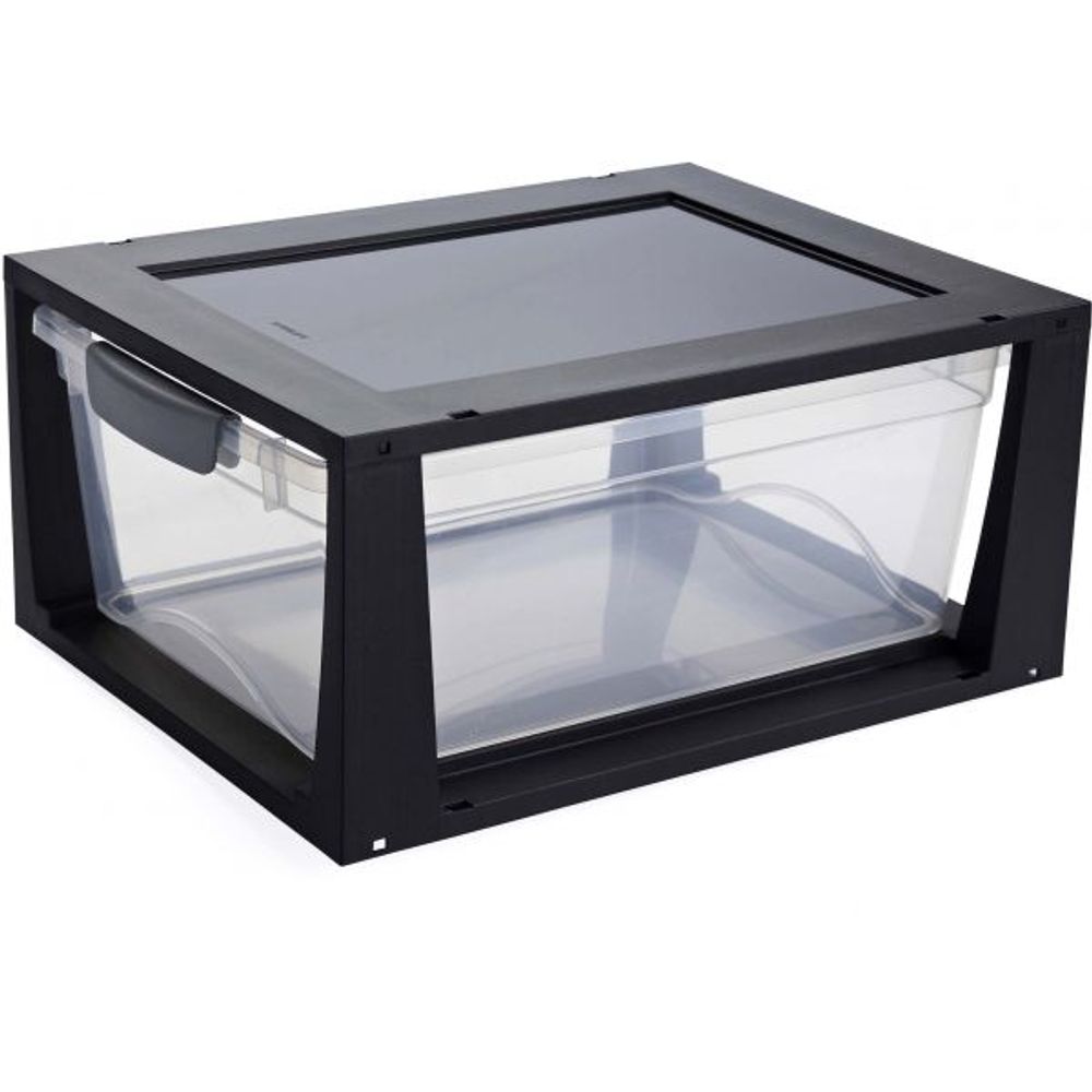 Tiroir de rangement empilable omega 11l noir
