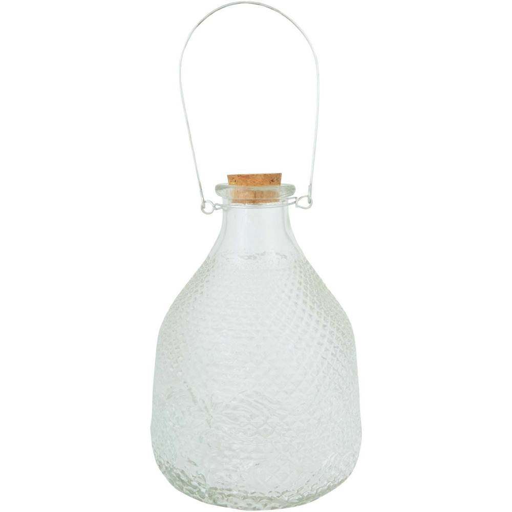 Attrape guêpes en verre chiné 15 x 21,8 cm