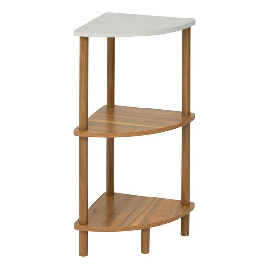 5five - etagère d'angle 3 niveaux come 34x34x76,5cm