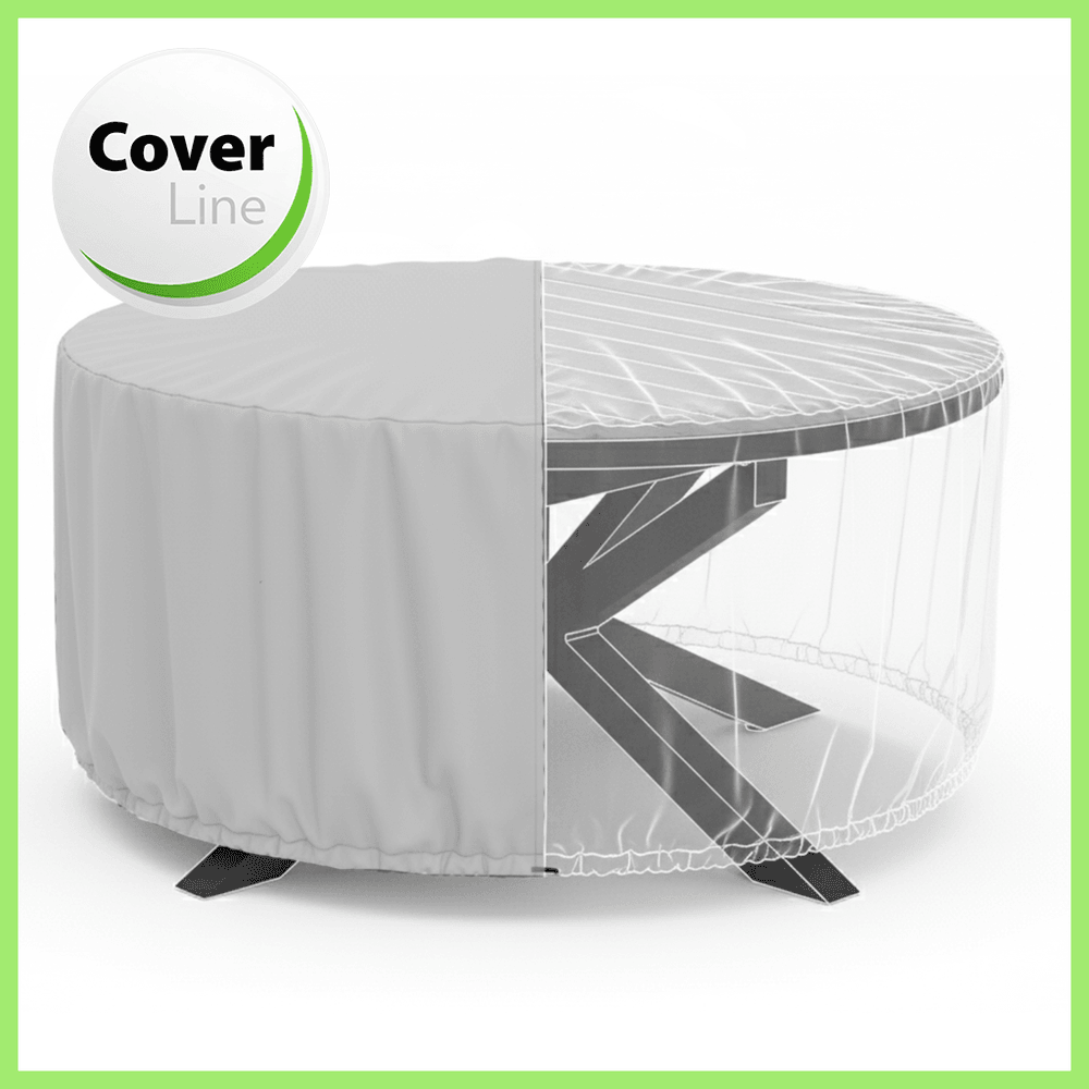 Housse cover line table ronde 6 places
