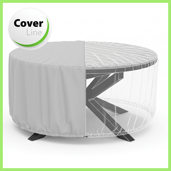 Housse cover line table ronde 6 places