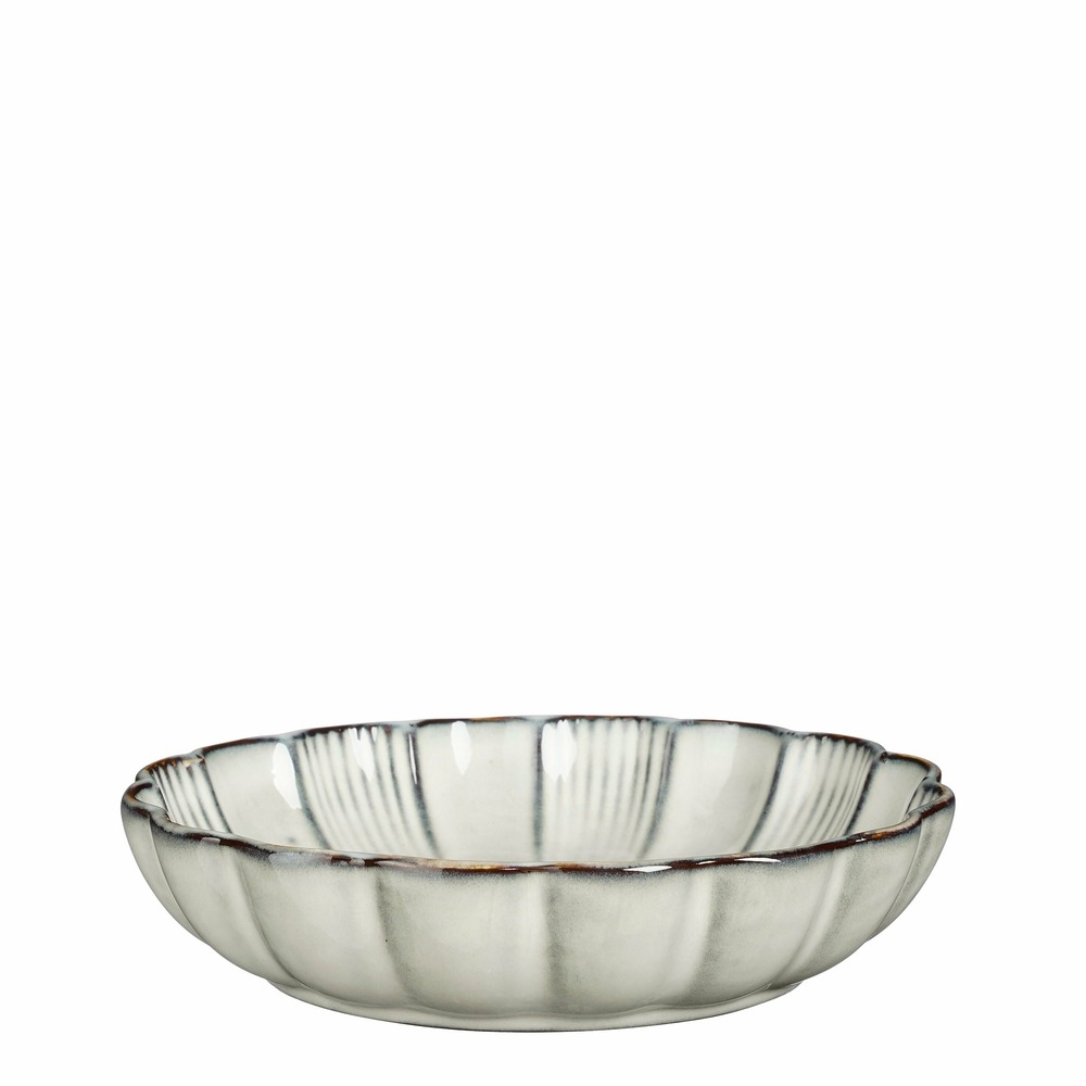 Mica decorations - bol en céramique gris d18,5