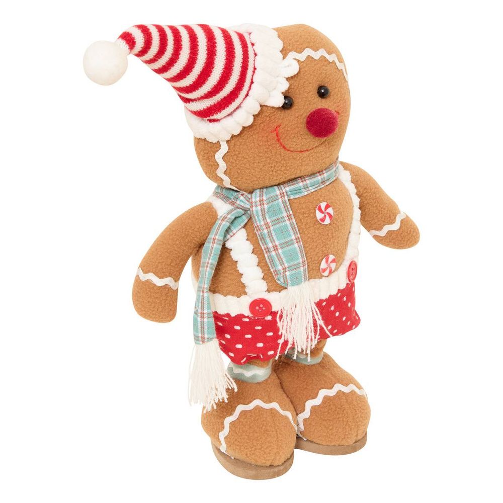 Bonhomme de noël en pain d'épices toquy h. 58 et 70 cm
