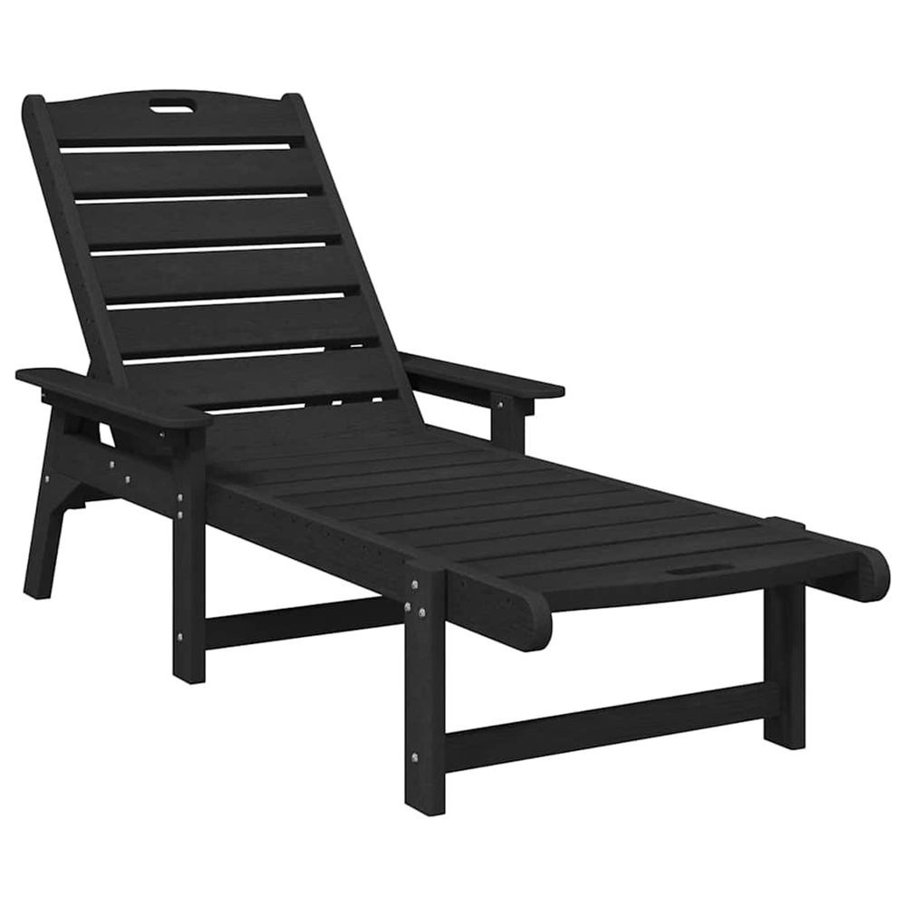 Transat 2 pc polyéthylène noir