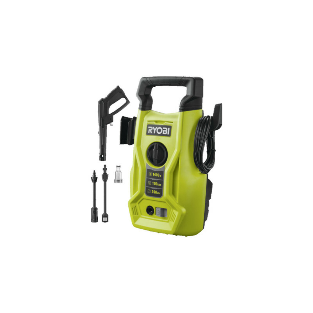 Nettoyeur haute pression ryobi - 100 bars - 1400w - ry100pwa