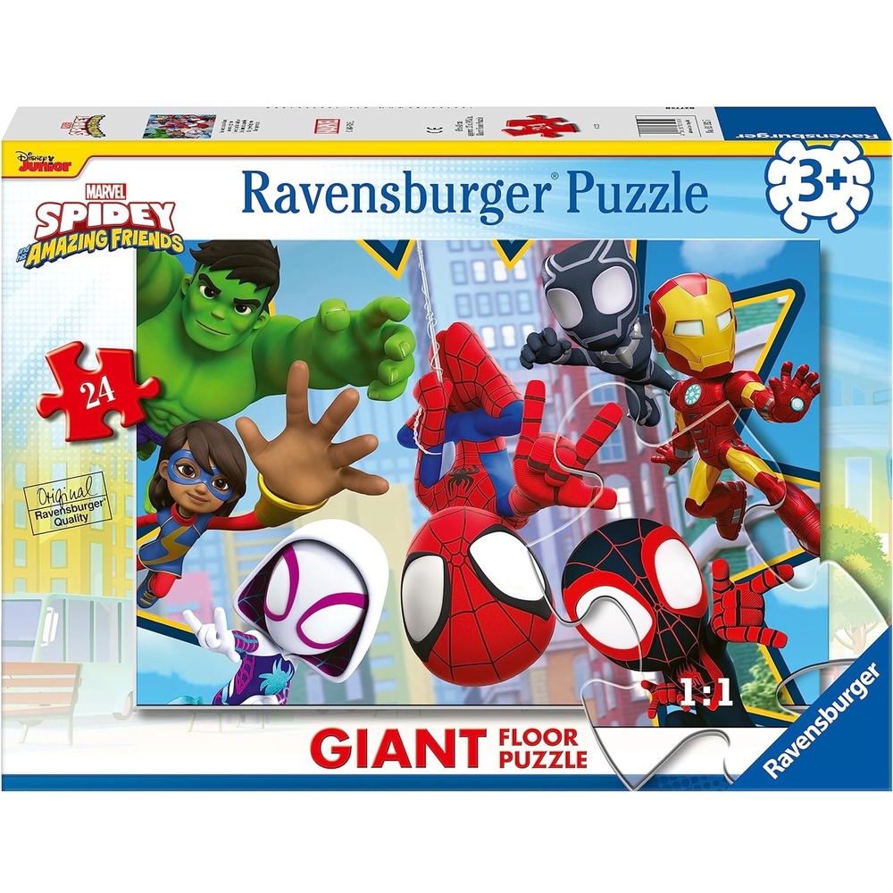 Puzzle géant spidey 24 pcs