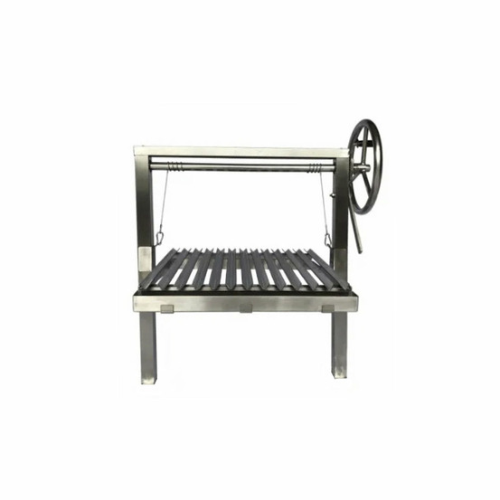 Firten grill argentin inox pour brasero 100 cm