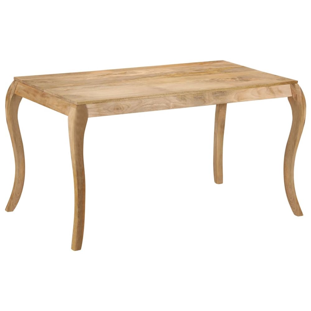 Table de salle à manger 135x75x76 cm bois de manguier massif