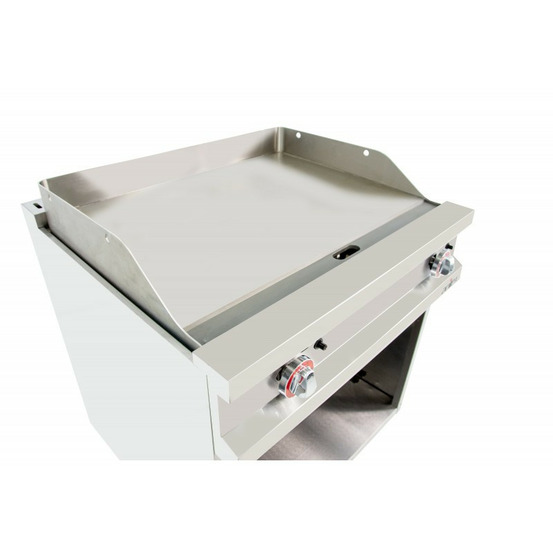 Frytop à gaz en acier rectifié 11,4 kw - arilex