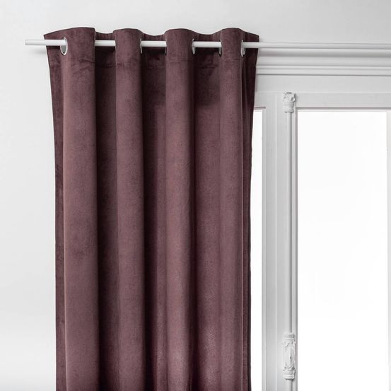 Rideau lilou violet clair 140x260cm