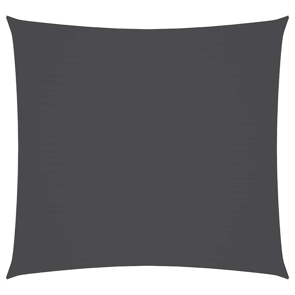 Parasol en tissu oxford carré 3,6 x 3,6 m anthracite