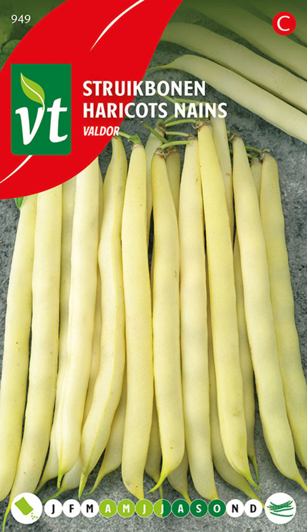 Haricots nains valdor - ca. 50 gr (livraison gratuite)