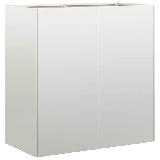 Jardinière d'extérieur 80x40x80 cm acier inoxydable