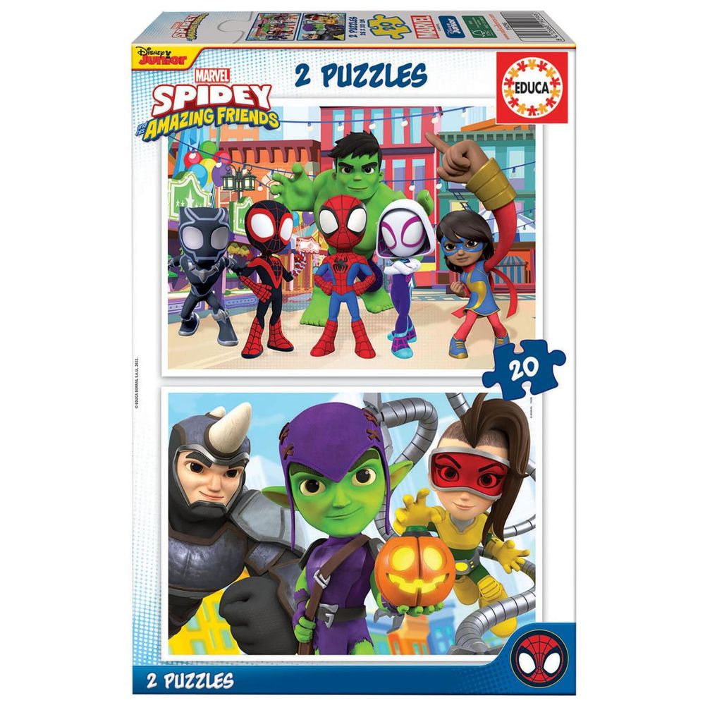 Puzzle 2 x 20 - spidey et ses amis