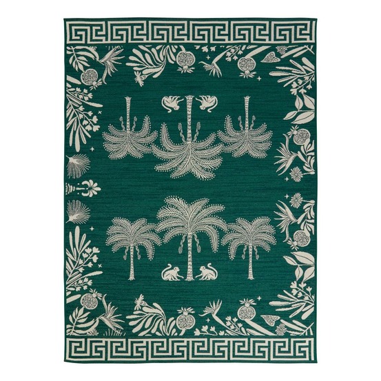 Tapis d'extérieur the palm resort 160x230cm vert foncé