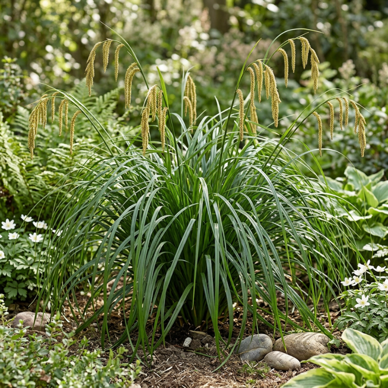 Laîche pendula 60cm pot 2l - carex pendula