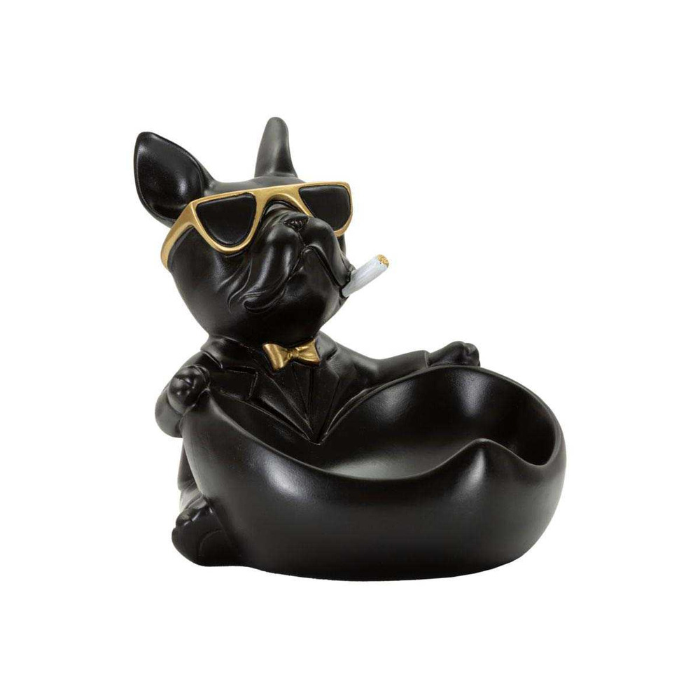 Vide-poche en polyrésine dog ball 18.5 x 20.5 x 20 cm