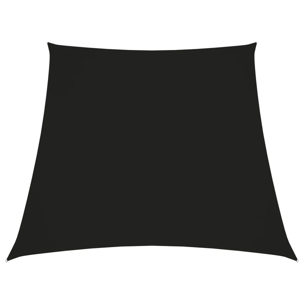 Voile de parasol tissu oxford trapèze 3/5x4 m noir