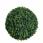 Mica decorations plante artificielle buxus - 26x26x26 cm - pe - vert