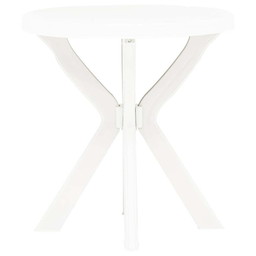 Table de bistro blanc ø70 cm plastique