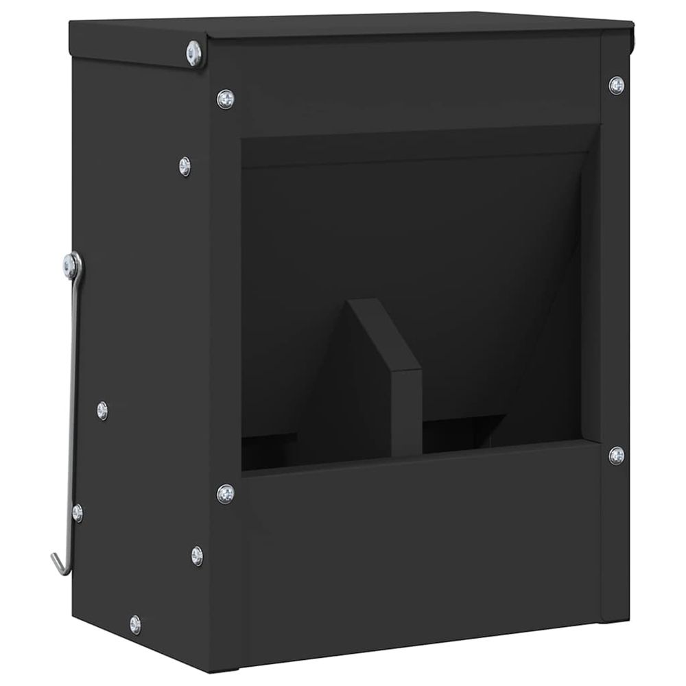 Distributeur pour lapins noir 20 x 12,5 x 25 cm 3 kg