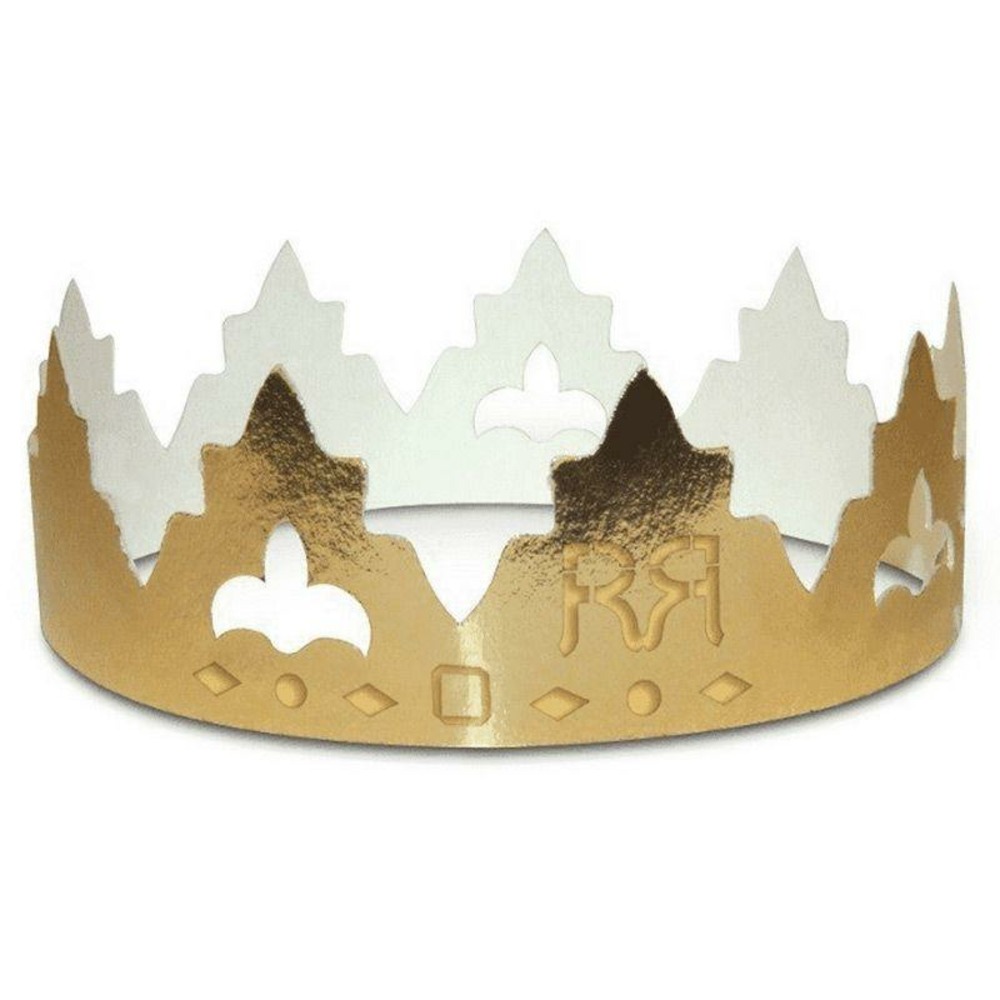 2 couronnes en carton pour galette des rois - classique