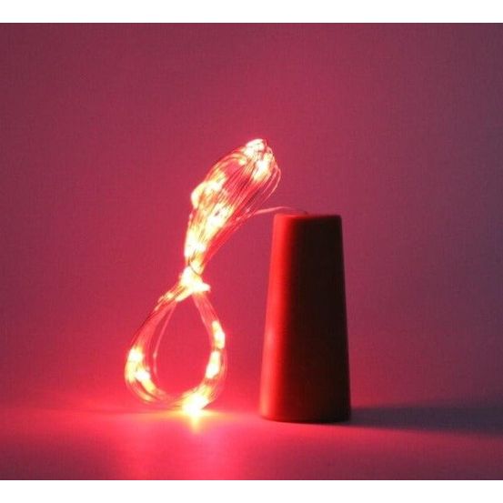 Bouchon guirlande lumineuse pour bouteille - vert