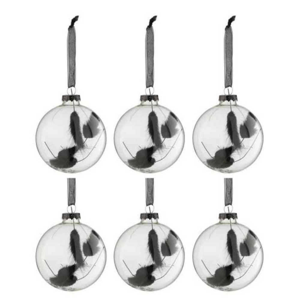 Lot de 6 boules de noël 
